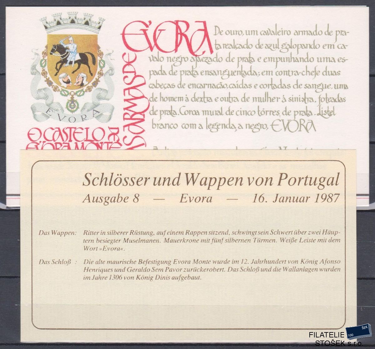Portugalsko známky Mi 1708 MH