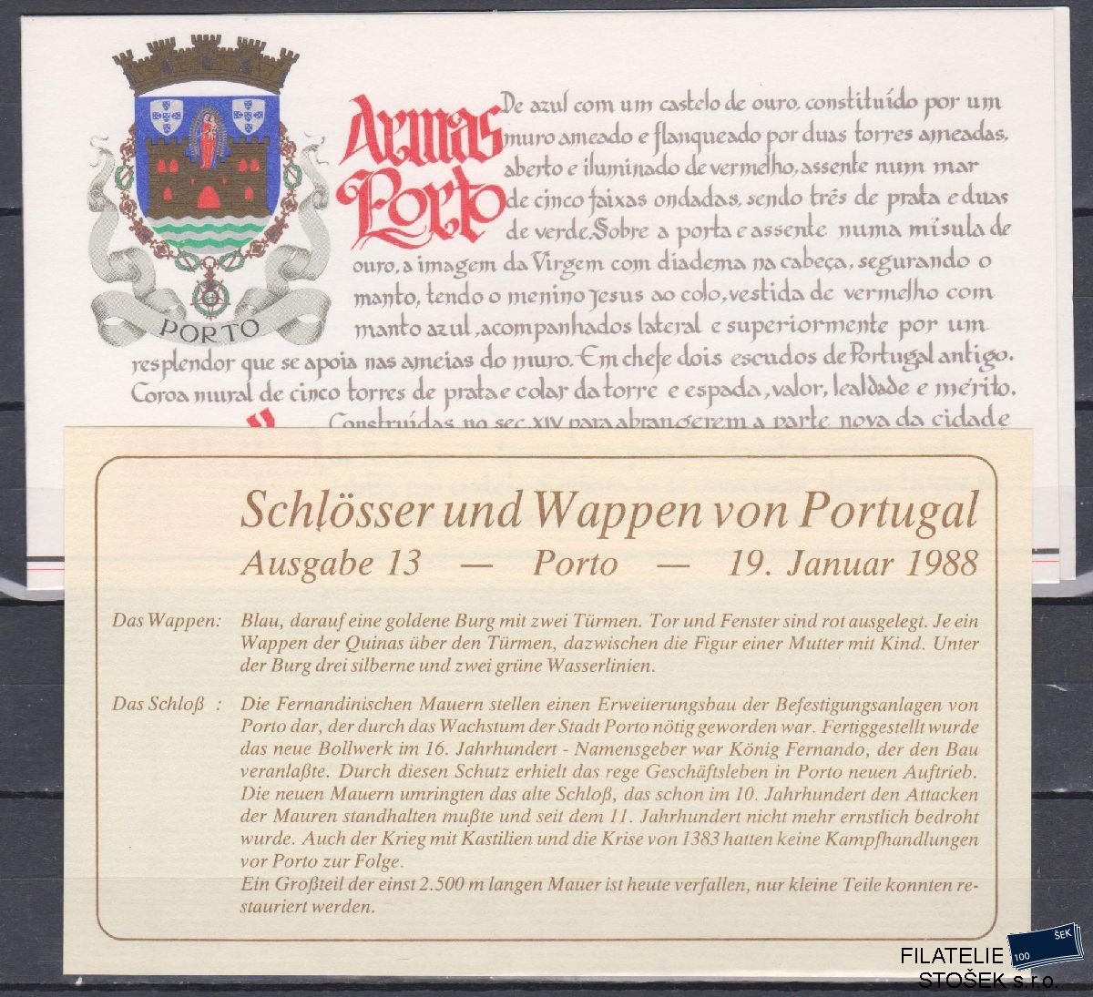 Portugalsko známky Mi 1739 MH