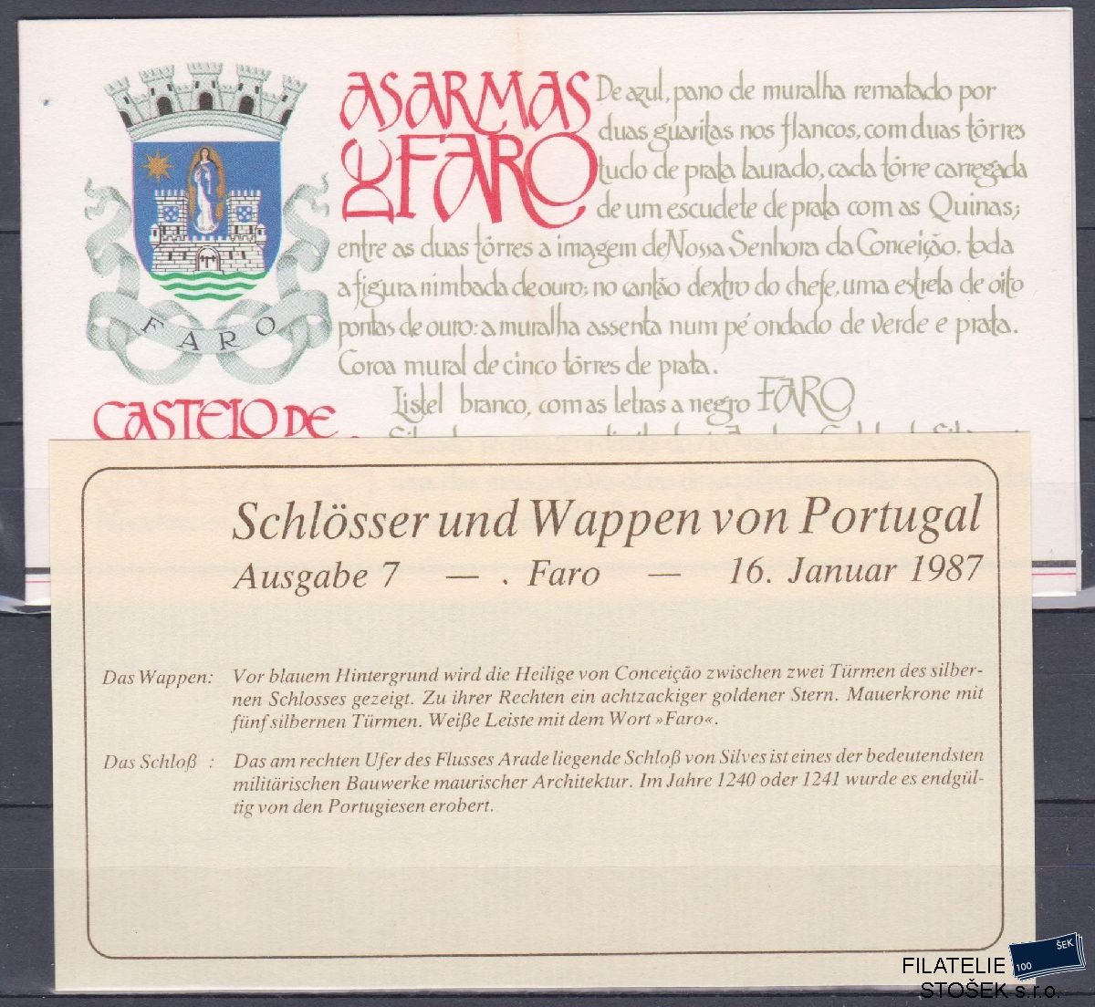 Portugalsko známky Mi 1709 MH