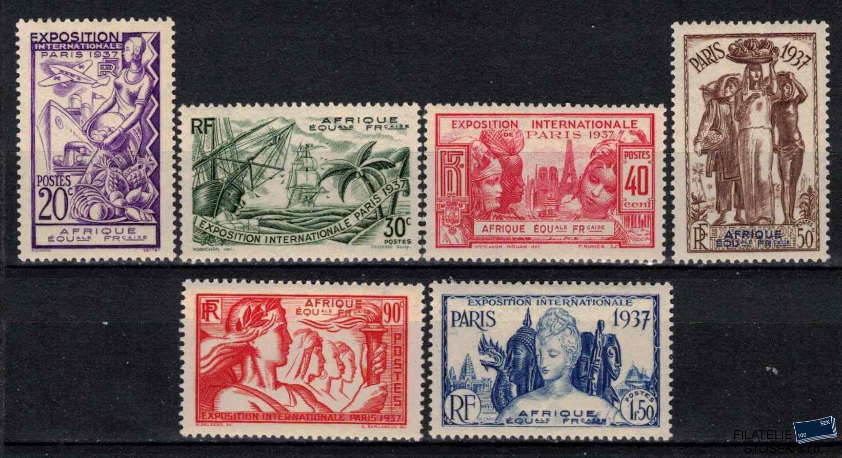 Afr. equatoriale známky 1937 Exposition internationale de Paris