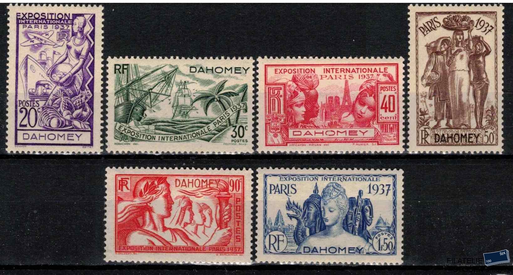 Dahomey známky 1937 Exposition internationale de Paris