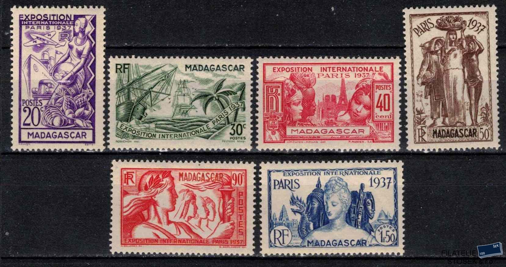 Madagascar známky 1937 Exposition internationale de Paris