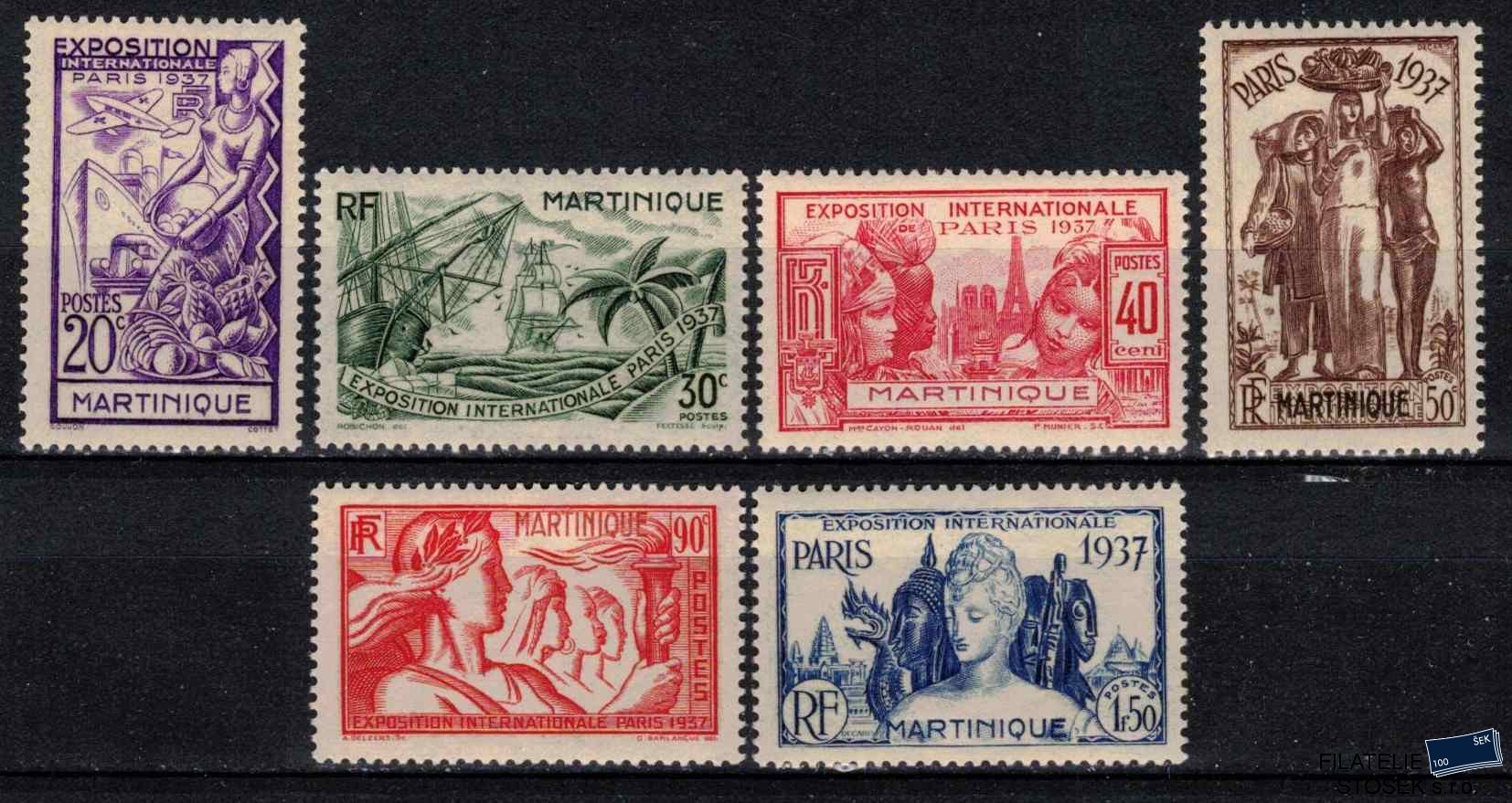 Martinique známky 1937 Exposition internationale de Paris
