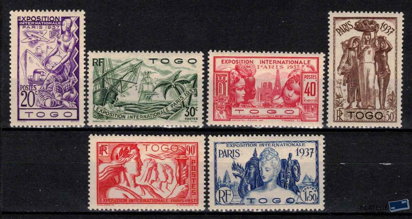 Togo známky 1937 Exposition internationale de Paris