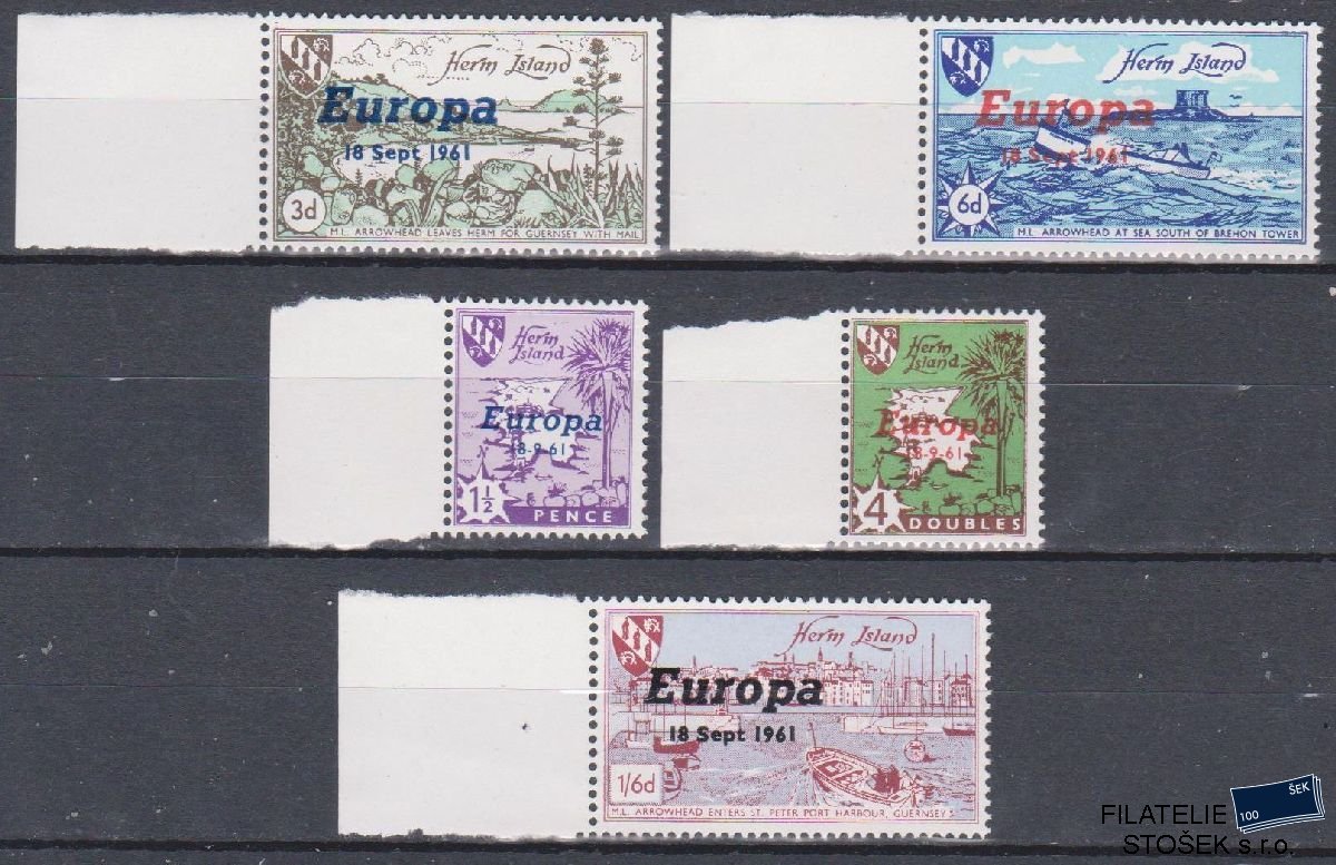 Guersney - Herm Island známky Mi - Europa 1961
