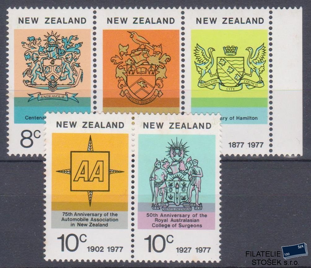 New Zéland známky Mi 701-5