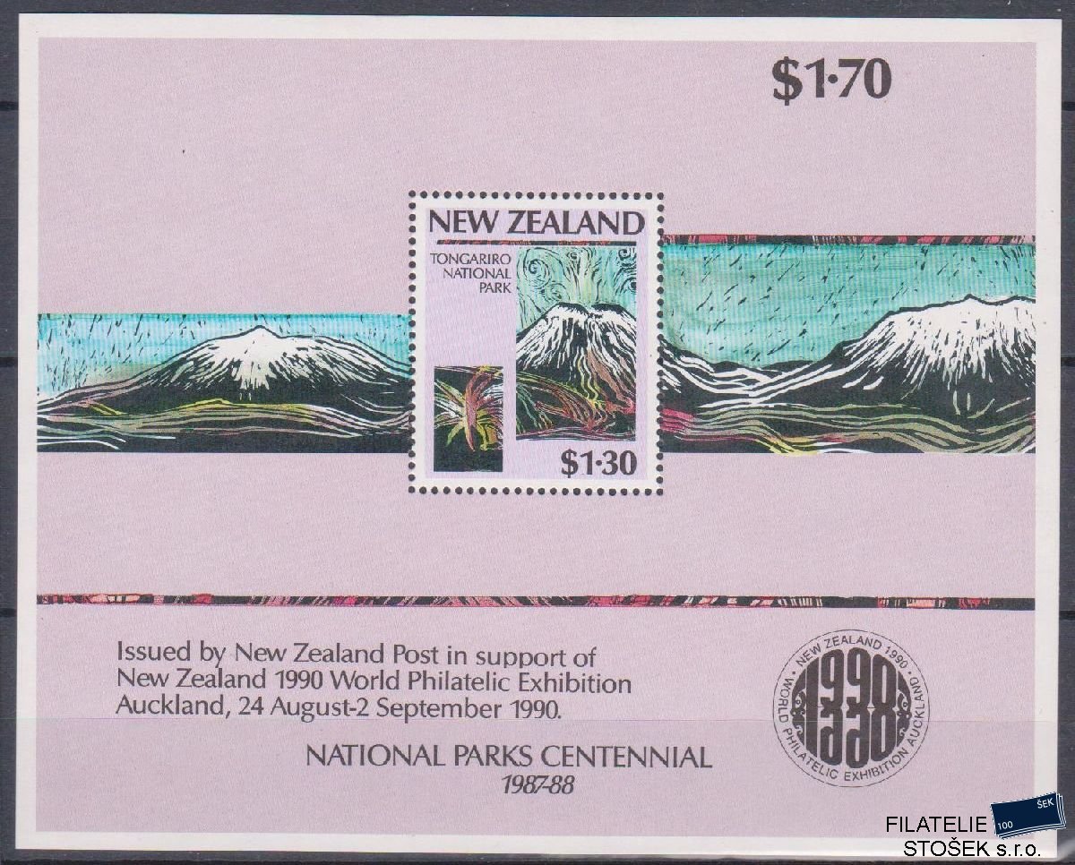 New Zéland známky Mi Blok 13