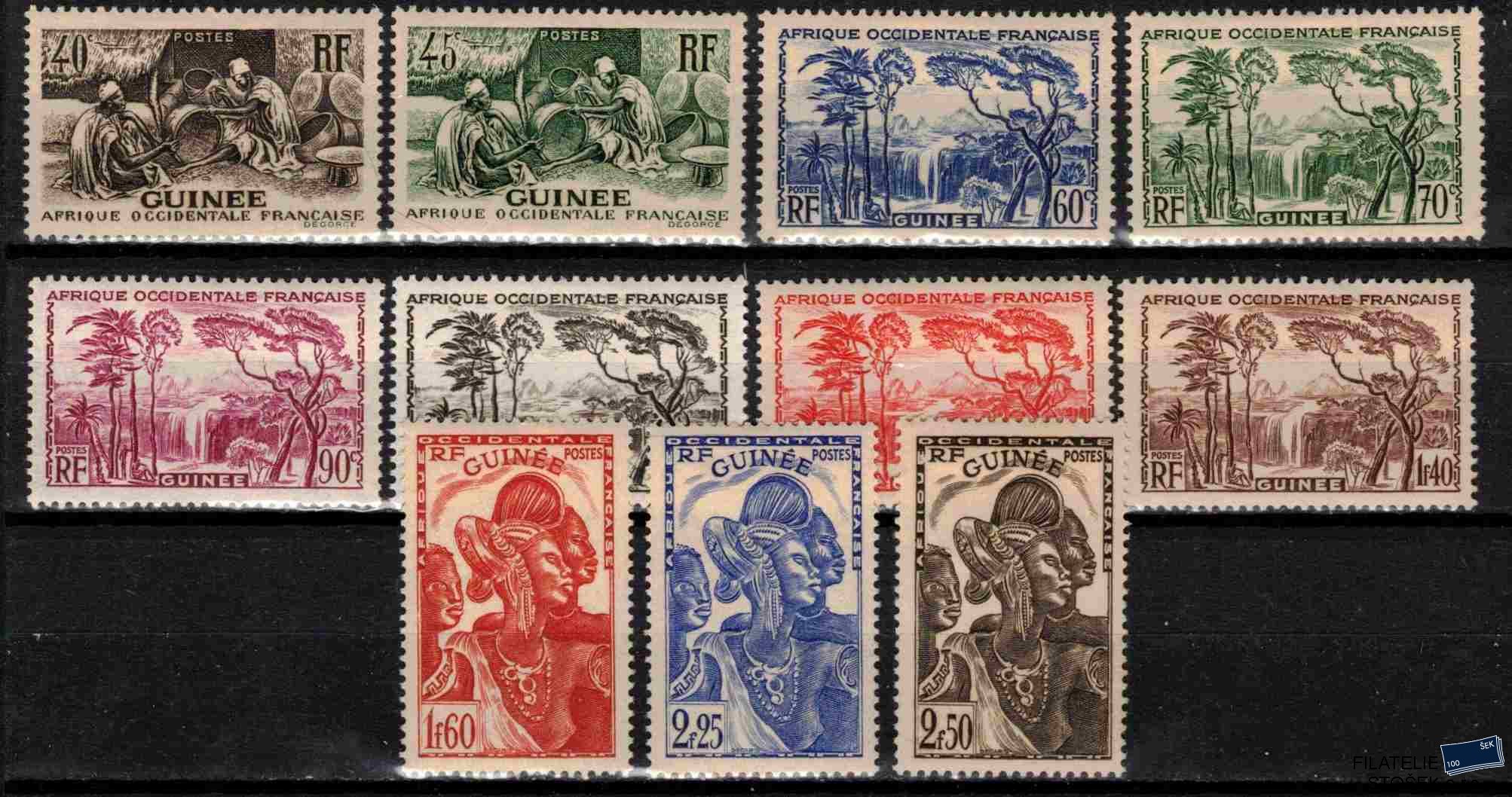 Guinée známky Yv 158-68
