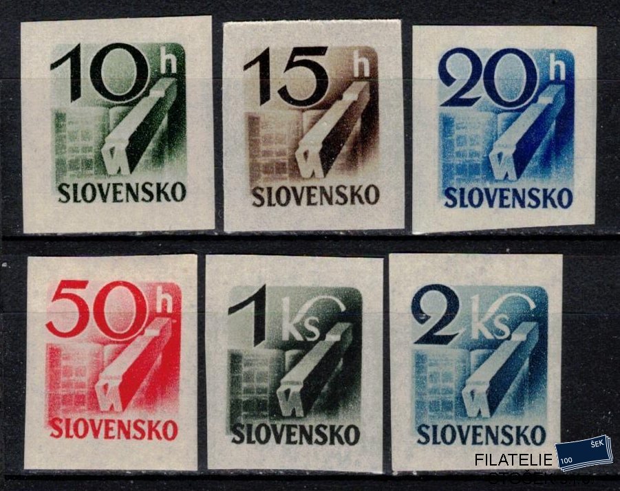 Slovensko známky NV 23-8