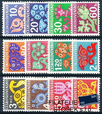 ČSSR známky D 92-103