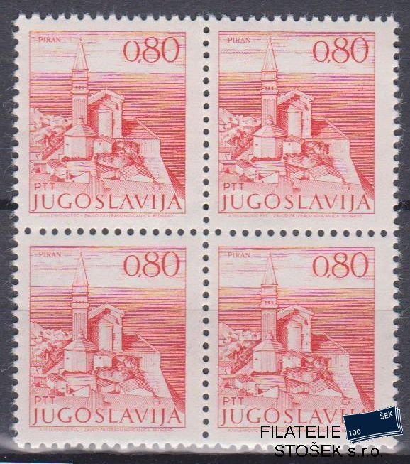 Jugoslávie známky Mi 1482 4 Blok