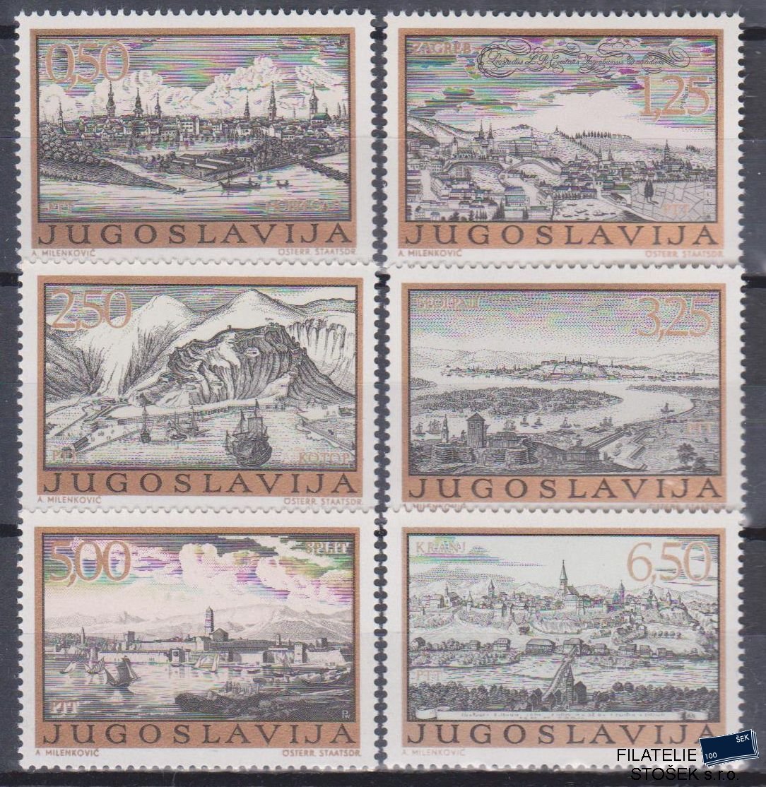 Jugoslávie známky Mi 1499-1504