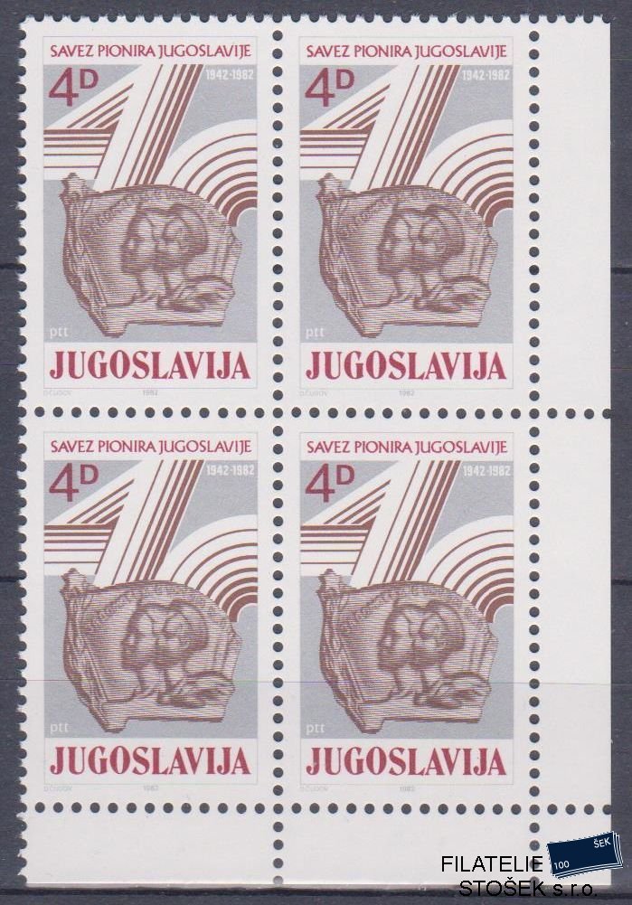Jugoslávie známky Mi 1965 4 Blok