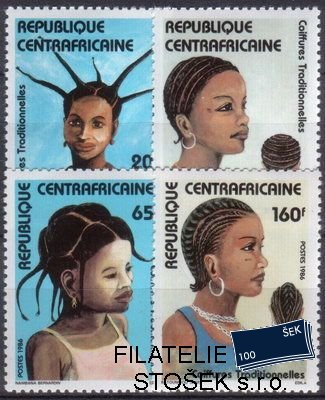 Centrafricaine Mi 1208-11