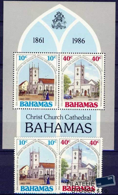 Bahamas Mi 0634-5 + Block 49