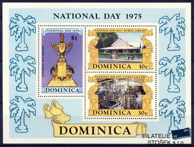 Dominica známky Mi Block 34