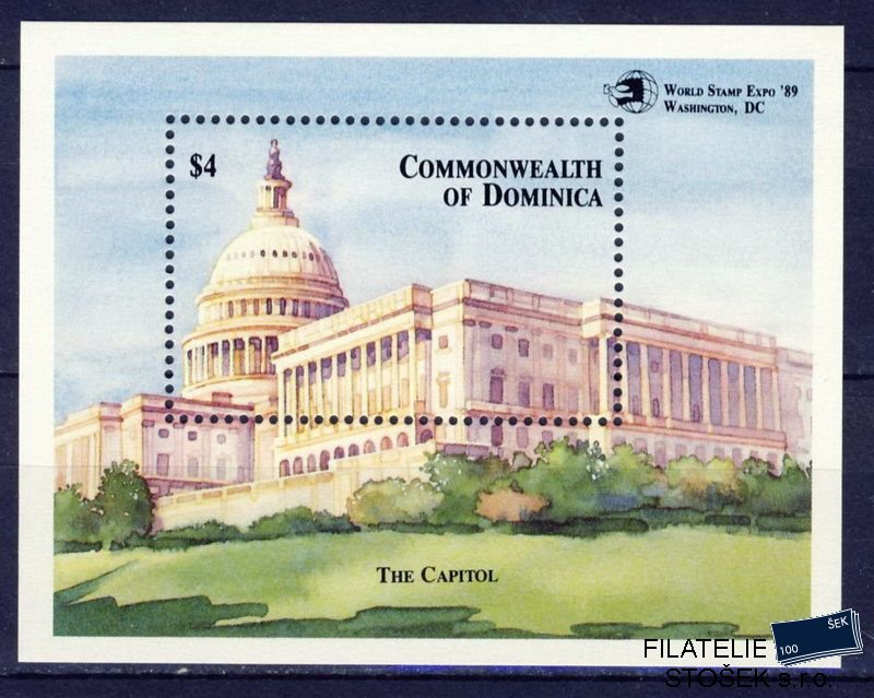 Dominica známky Mi Block 157