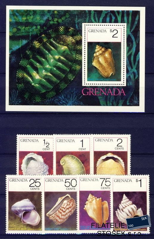 Grenada známky Mi 0685-91 + Block 46