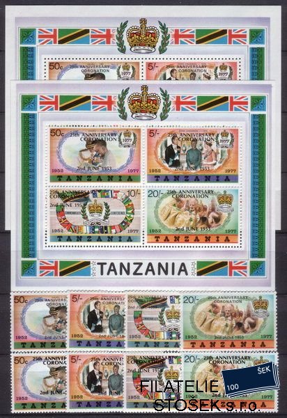 Tanzania Mi 0099-102I+II+Bl.12I+II