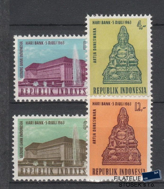 Indonésie známky Mi 409-12