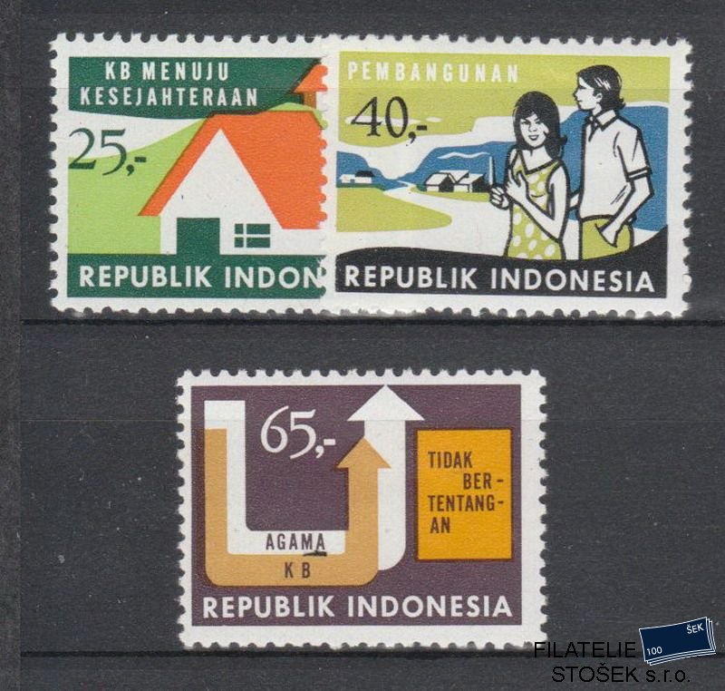 Indonésie známky Mi 787-89