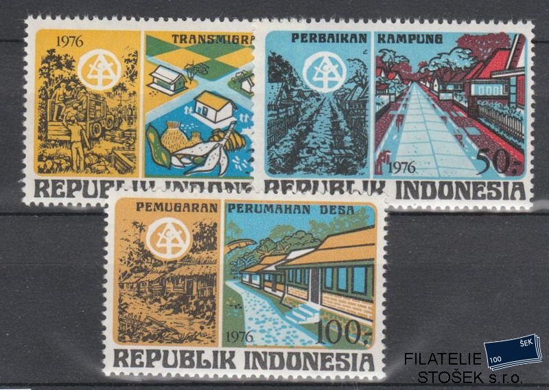 Indonésie známky Mi 833-35