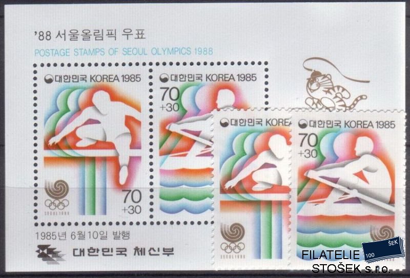 Kore Jižní známky Mi 1410-11+Bl.504
