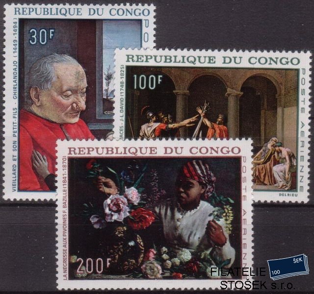 Congo fr. známky Mi 0148-50