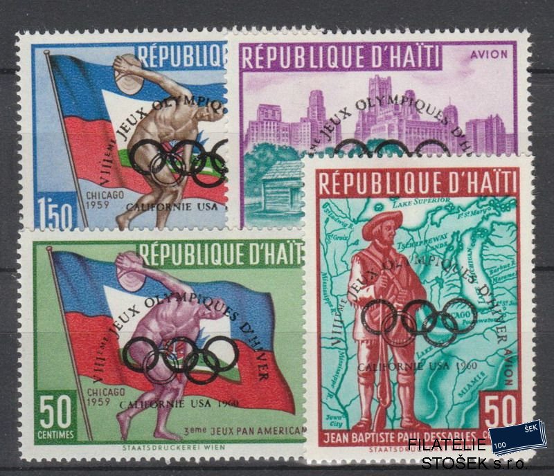 Haiti známky Mi 595-98