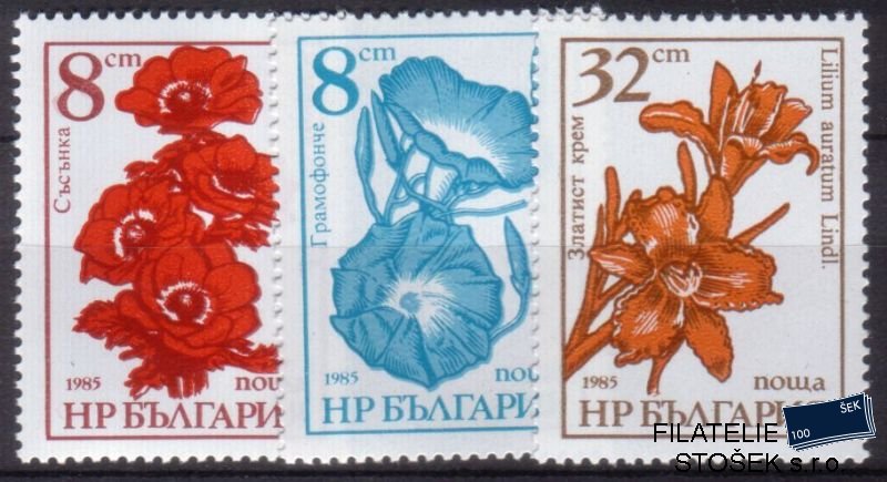 Bulharsko známky Mi 3489-91