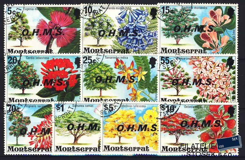 Monserrat známky Mi D 07-16