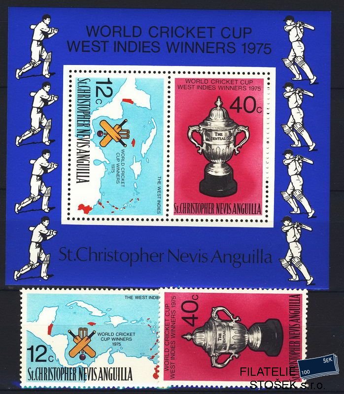 St. Kitts - Nevis známky Mi 0315-6 + Bl. 6