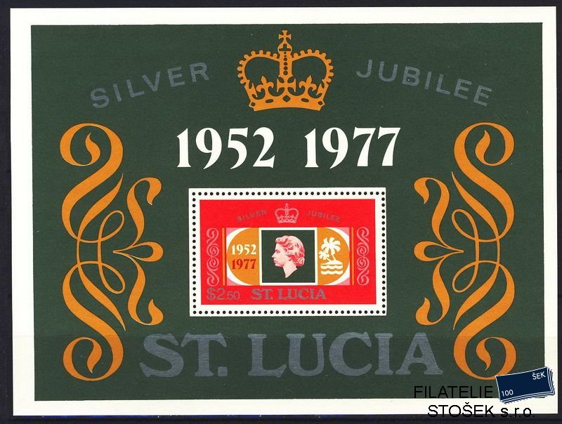 St. Lucia známky Mi Block 11