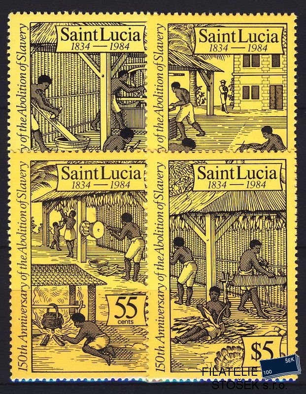 St. Lucia známky Mi 0688-91