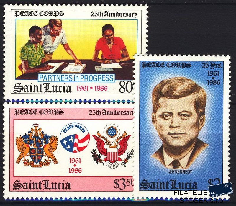 St. Lucia známky Mi 0852-4