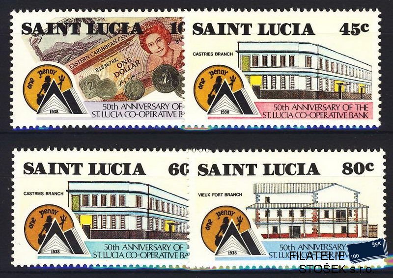 St. Lucia známky Mi 0917-20