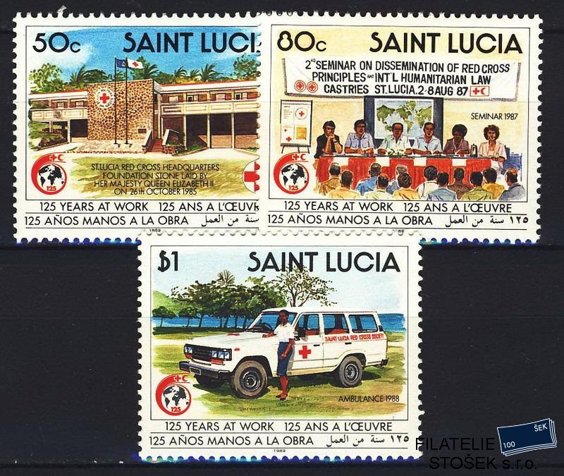 St. Lucia známky Mi 0956-8