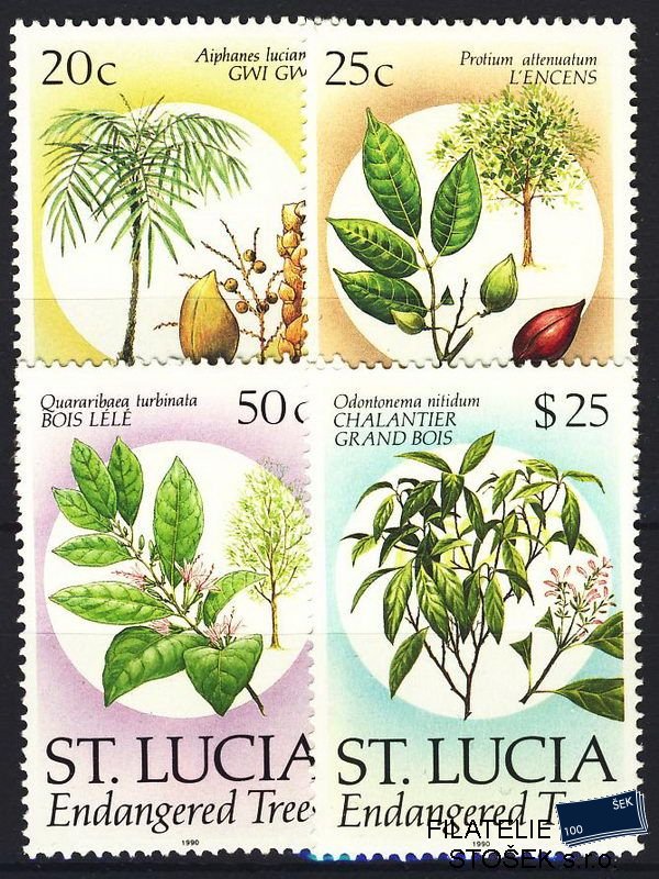 St. Lucia známky Mi 0963-6