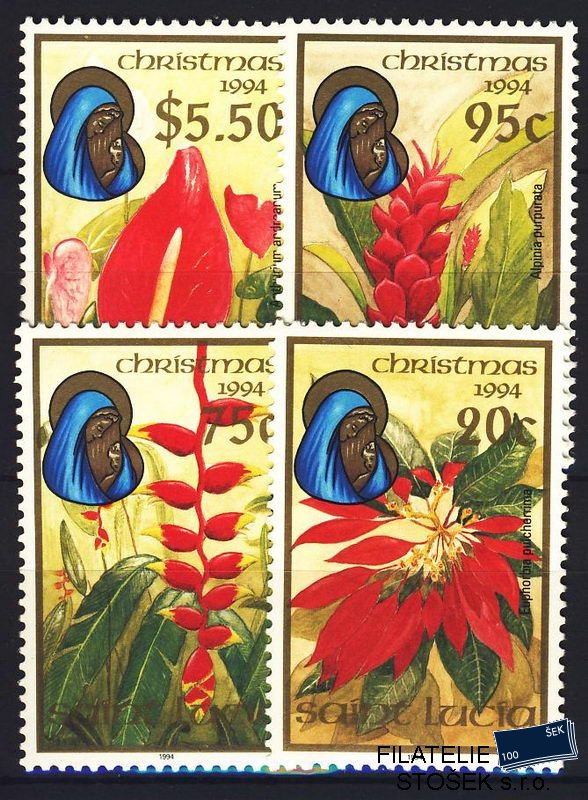 St. Lucia známky Mi 1020-3