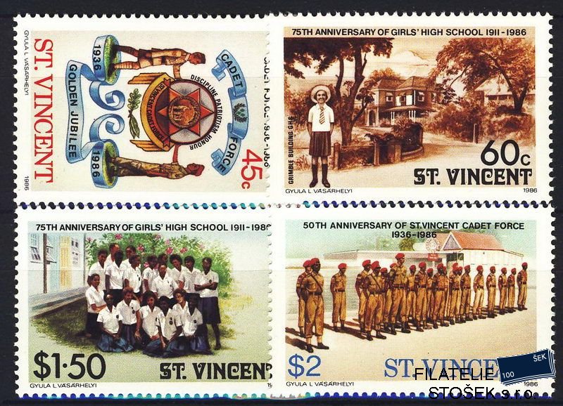 St. Vincent známky Mi 0979-82