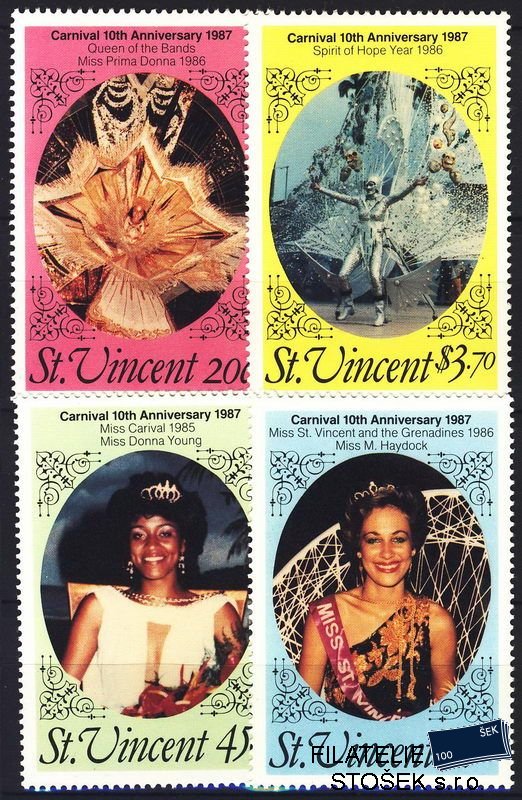 St. Vincent známky Mi 1030-3