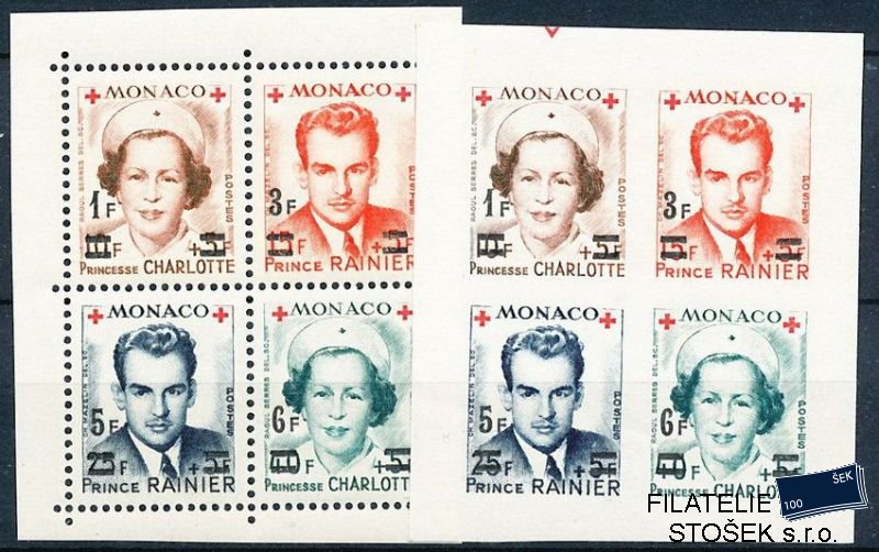 Monako známky Mi 451-4 A+B