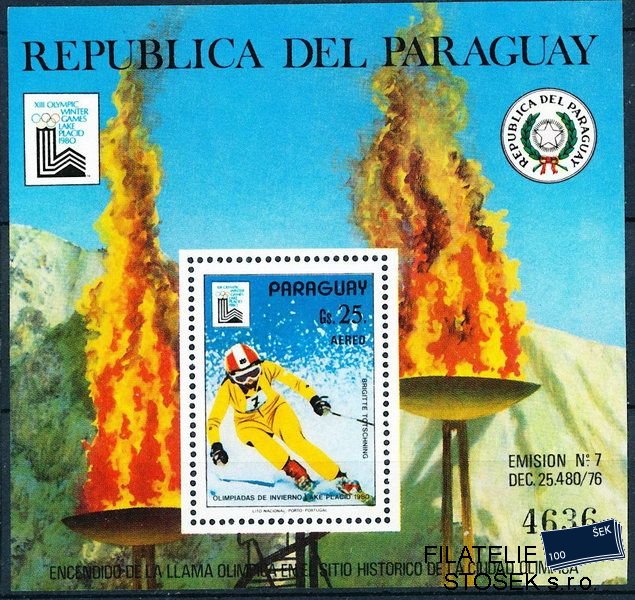 Paraguay známky Mi Bl.333