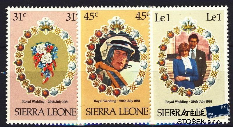 Sierra Leone známky Mi 0636-8