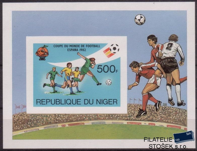 Niger známky Mi Bl. 34 B