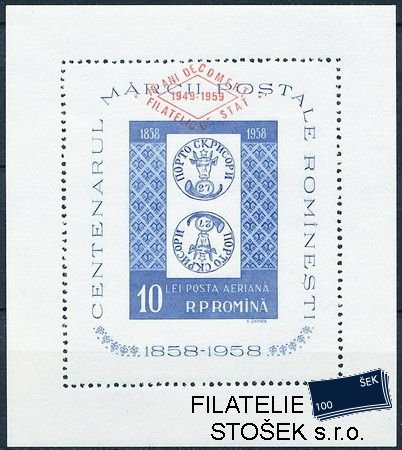 Rumunsko známky Mi Bl.42