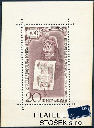 Rumunsko známky Mi Bl.44