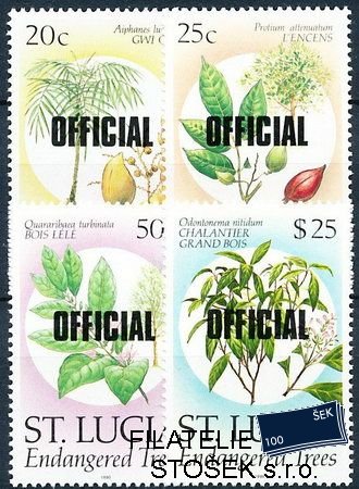 St.Lucia známky Mi D 28-31