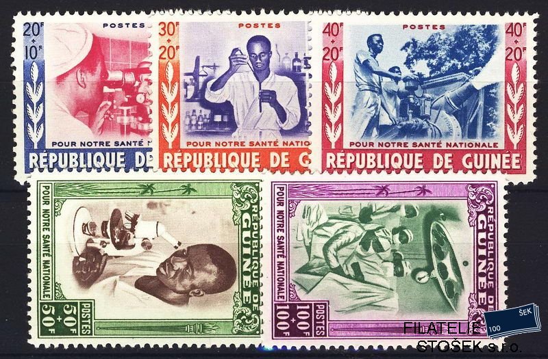 Guinée známky Mi 0037-41