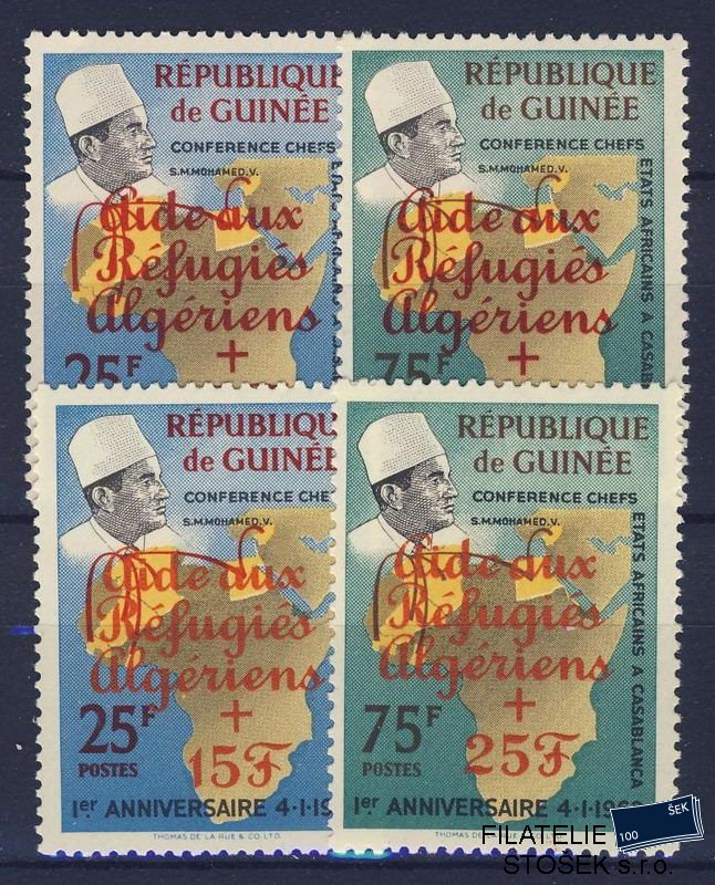 Guinée známky Mi 0143-4 a+b